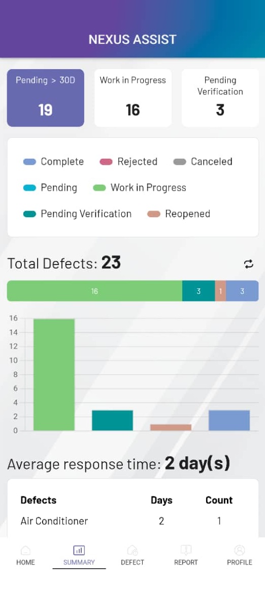 DEFECT SUMMARIZE