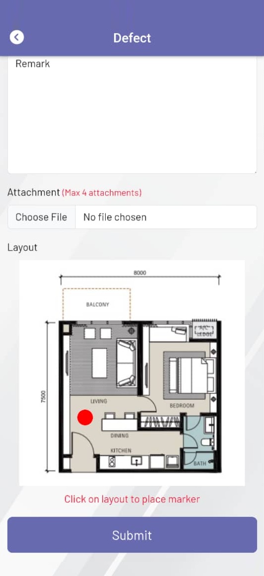 POINT DEFECT LOCATION